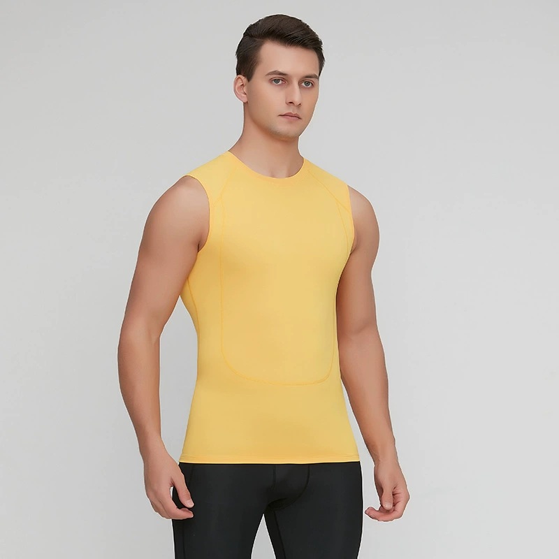 Sleeveless Undershirt - Basketbol Eğitimi Sıkı Tank Top Erkekler
