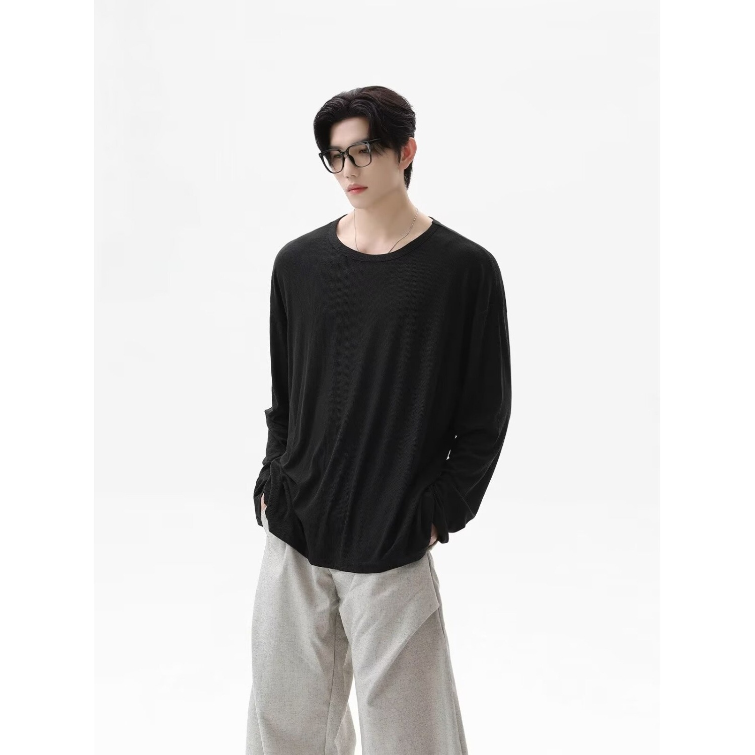2026 Sonbahar Yeni Doku Uzun K - Undershirt Crew Neck incelemesi ve fiyatı